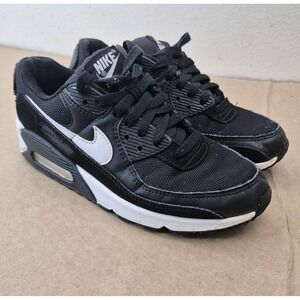 Size 8.5 • Nike Air Max 90 Black / White Women's Sneakers‎ CQ2560-001